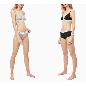 Set of Calvin Klein Bralettes